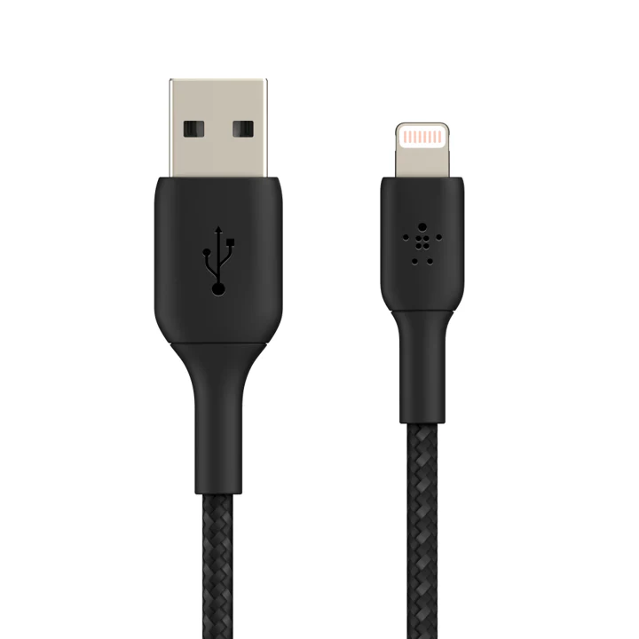 Cable Belkin USB-A a Lightning - 1M - Trenzado - Negro - Image 3