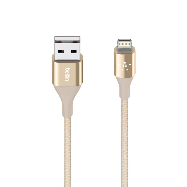 Cable Belkin USB-A a Lightning - 1.2M - DuraTek Plus - Dorado - Image 4