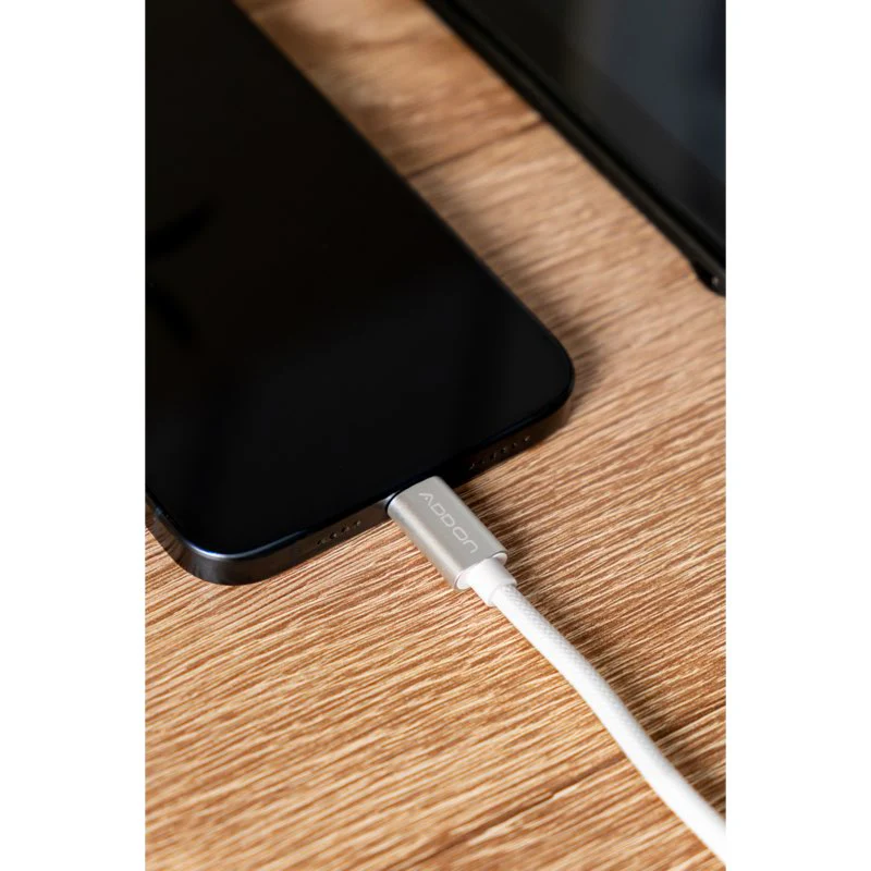 CABLE DE CARGA ADD ON USBC/USBC 2M - WHITE - Image 5