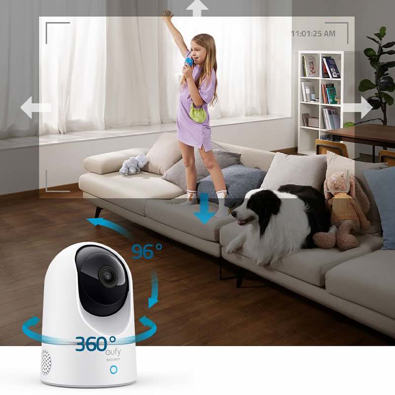 CAMARA INTELIGENTE EUFY DE SEGURIDAD E220 INDOOR 360 2K - Image 5
