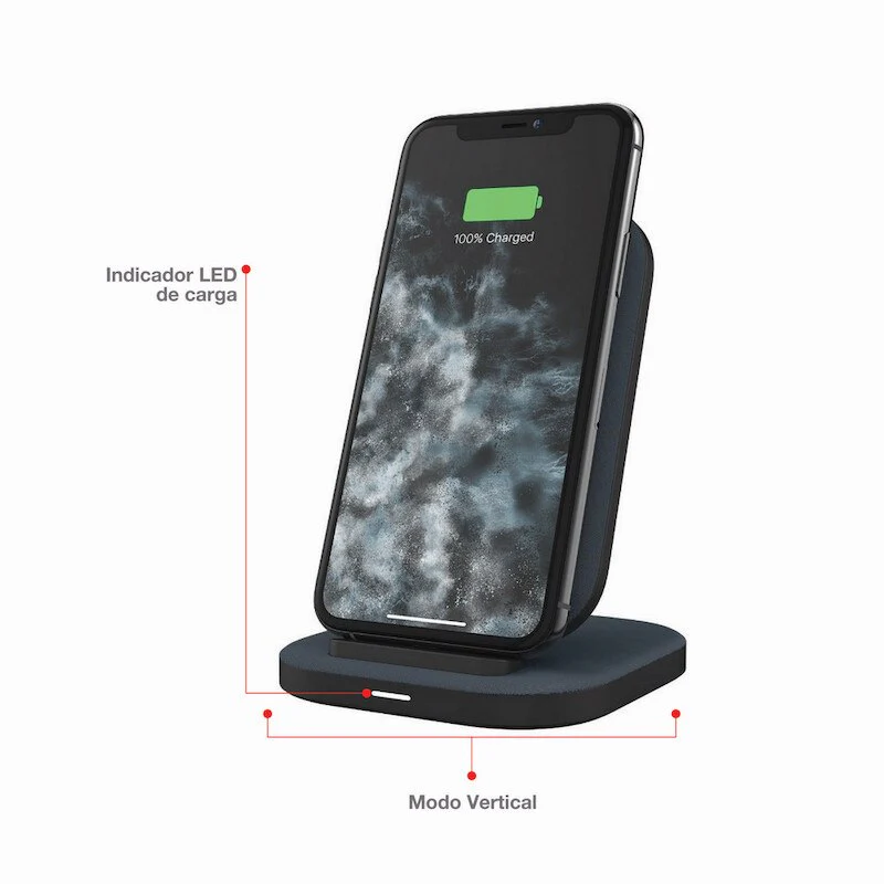 BASE DE CARGA MOPHIE WIRELESS STAND 15W - NEGRO - Image 3