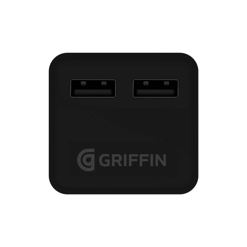 Cargador de Pared GRIFFIN POWERBLOCK Dual Universal USB-A - Negro - Image 2