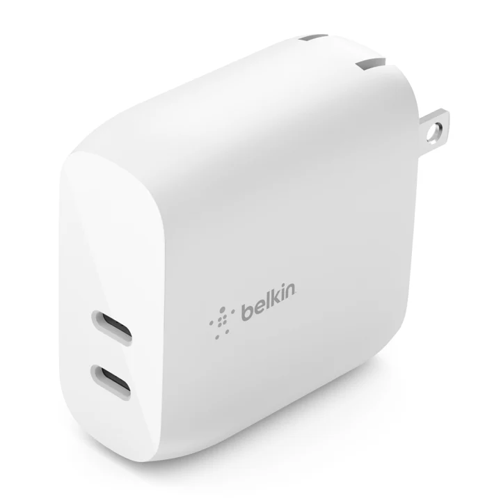 Cargador Belkin 40w - USB-C PD 20w x 2 - Blanco - Image 2