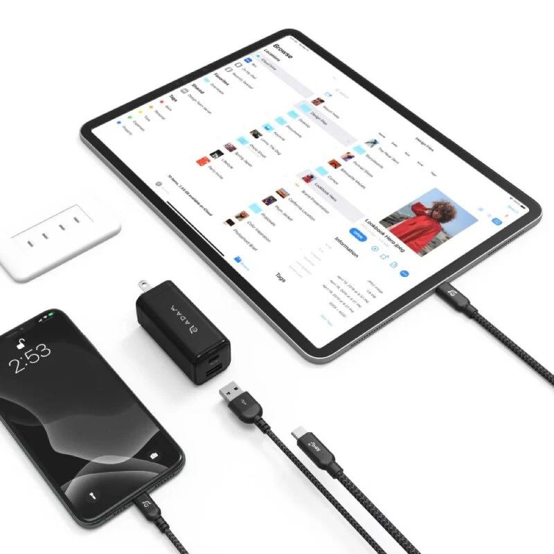 Cargador Pared Adam Elements OMNIA 65W USB-C - Negro - Image 2