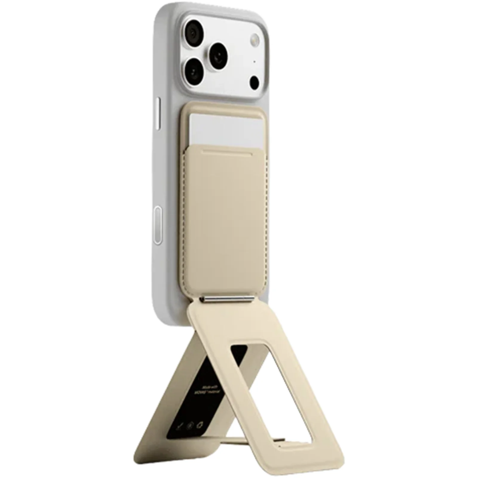 CARTERA MOFT MAGSAFE PARA IPHONE CON STAND TRIPODE EARTHEN BEIGE - Image 2