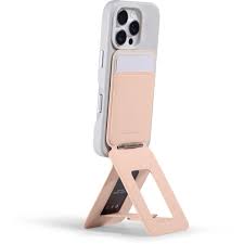 CARTERA MOFT MAGSAFE PARA IPHONE CON STAND TRIPODE PEACH PINK - Image 3