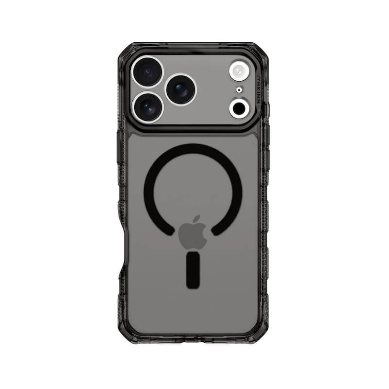CASE ITSKINS SUPREME R CLEAR MAGSAFE IPHONE 17 PRO GRAPHITE