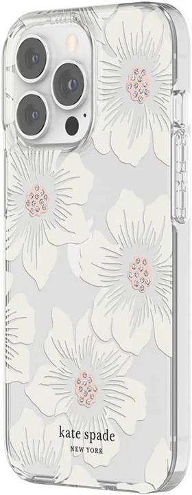 Case Kate Spade NY para iPhone 13 Pro- Hollyhock Floral/Clear - Image 6