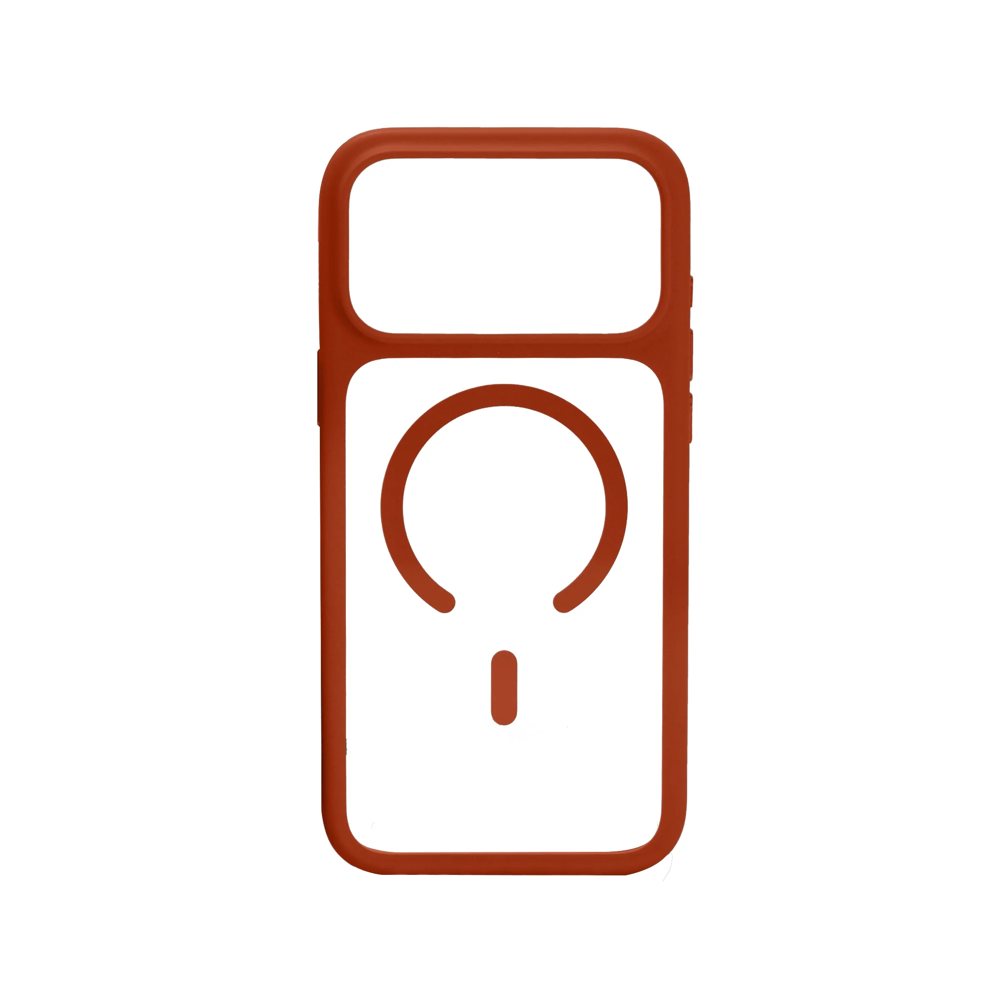 CASE MARKSTRONG IPHONE 17 PRO MAX CLEAR/ORANGE - Image 2