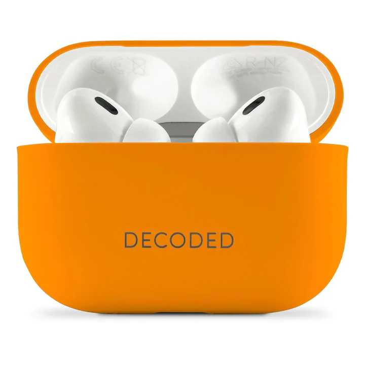 DECODED CASE EN SILICONA LIQUIDA AIRPODS PRO 2GEN /1GEN APRICOT - Image 2