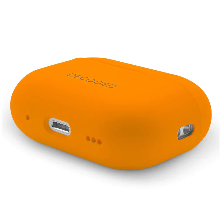 DECODED CASE EN SILICONA LIQUIDA AIRPODS PRO 2GEN /1GEN APRICOT - Image 5