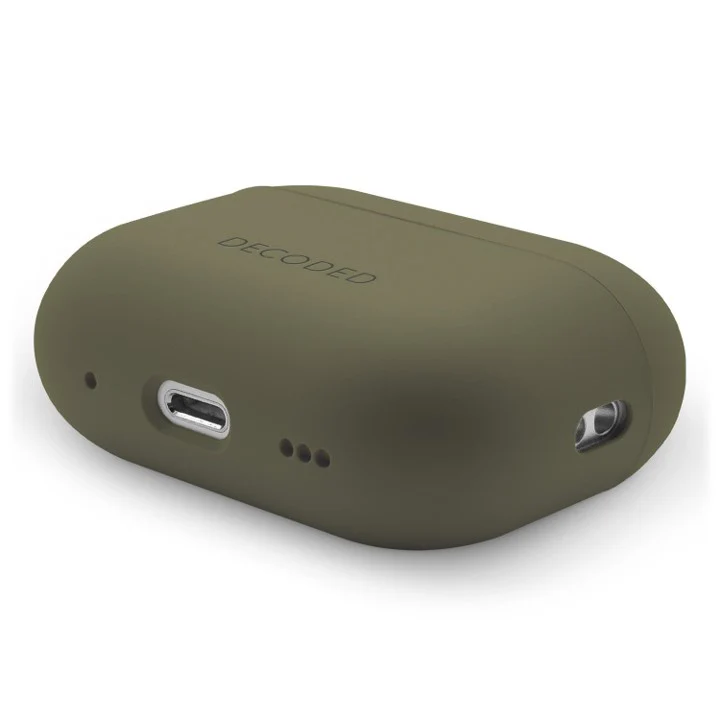 DECODED CASE EN SILICONA LIQUIDA AIRPODS PRO 2GEN /1GEN OLIVA - Image 5
