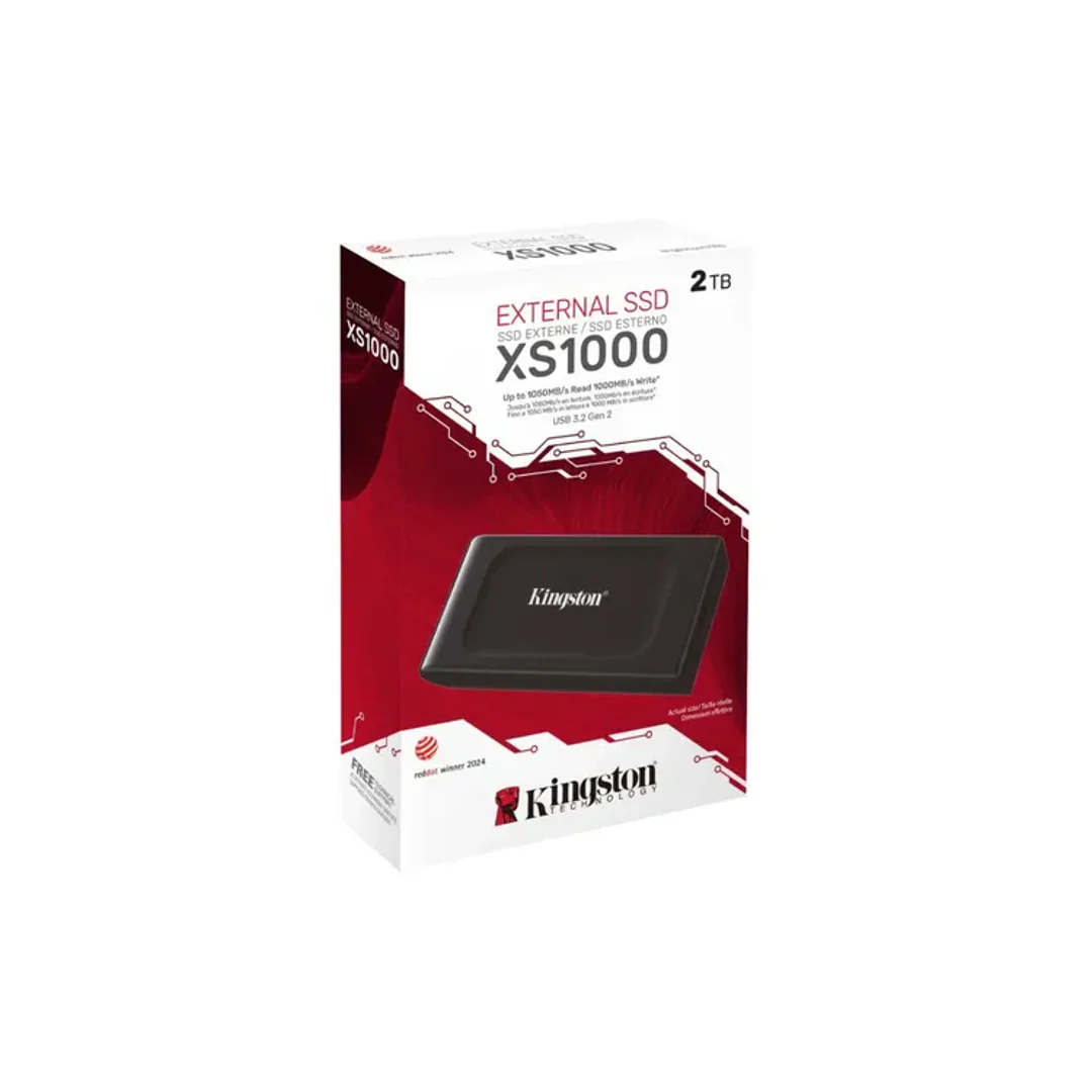 DISCO DURO KINGSTON XS1000 PORTABLE SSD 2 TB USB-C BLACK - Image 3