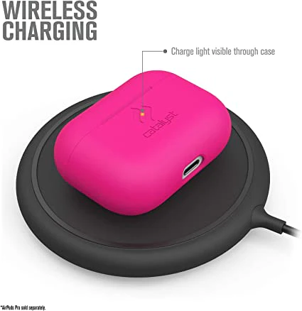 Case CATALYST SLIM Para Airpods Pro -  Rosado Neón - Image 3