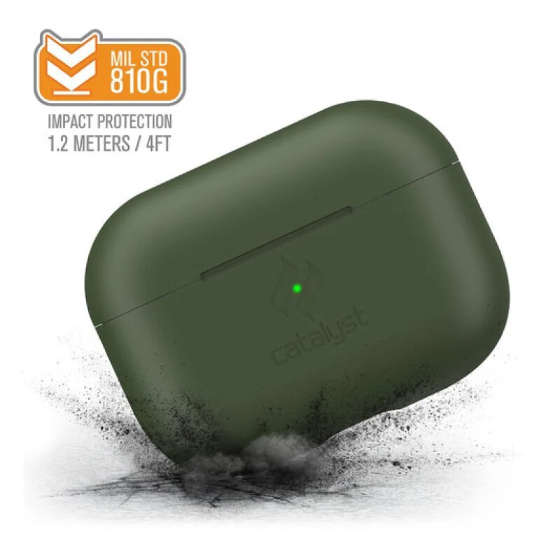 Case CATALYST SLIM Para Airpods Pro - Verde oliva - Image 3