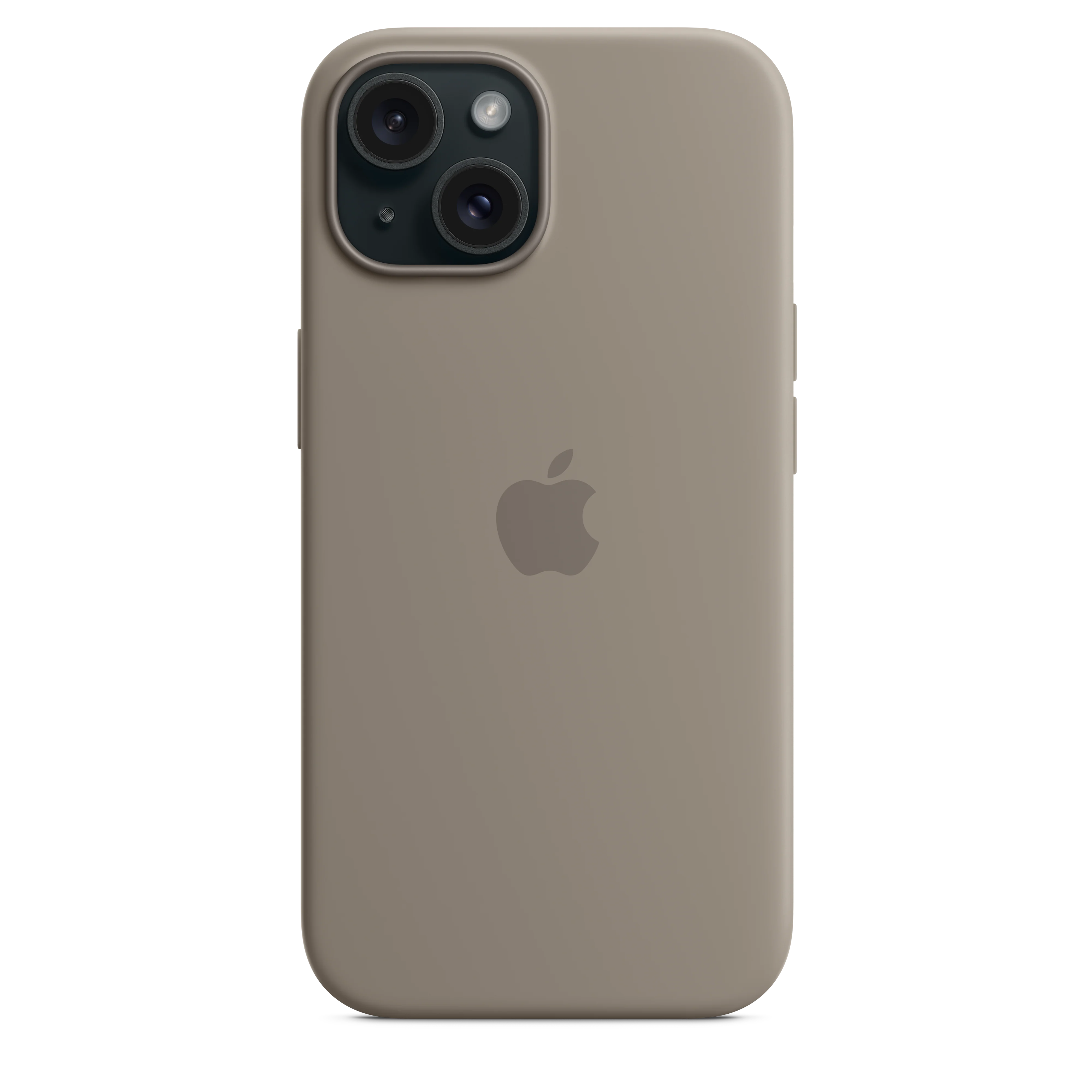Funda de silicón con MagSafe para el iPhone 15 - Color arcilla - Image 5