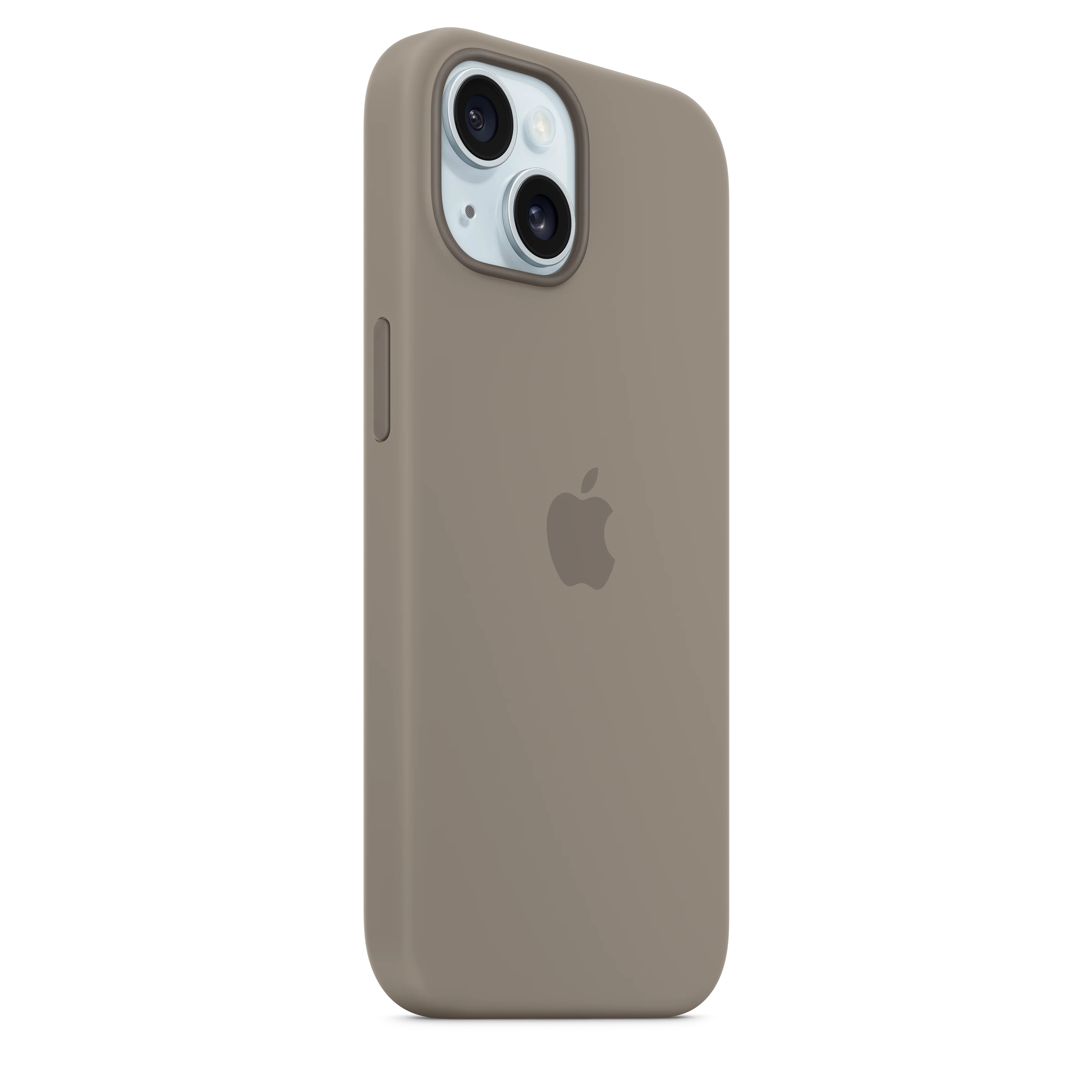 Funda de silicón con MagSafe para el iPhone 15 - Color arcilla - Image 6
