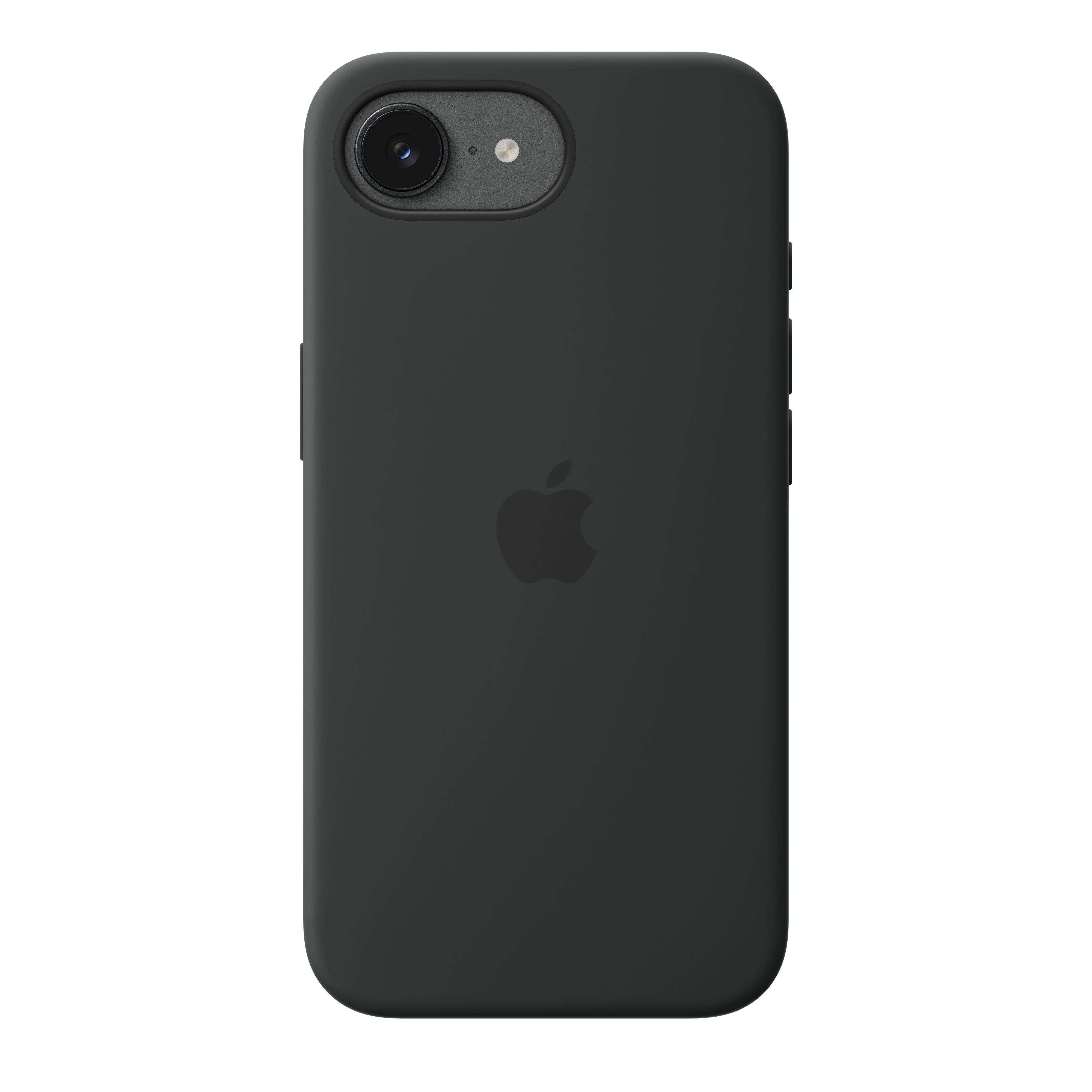 Funda de silicón con MagSafe para el iPhone 17e – Negro