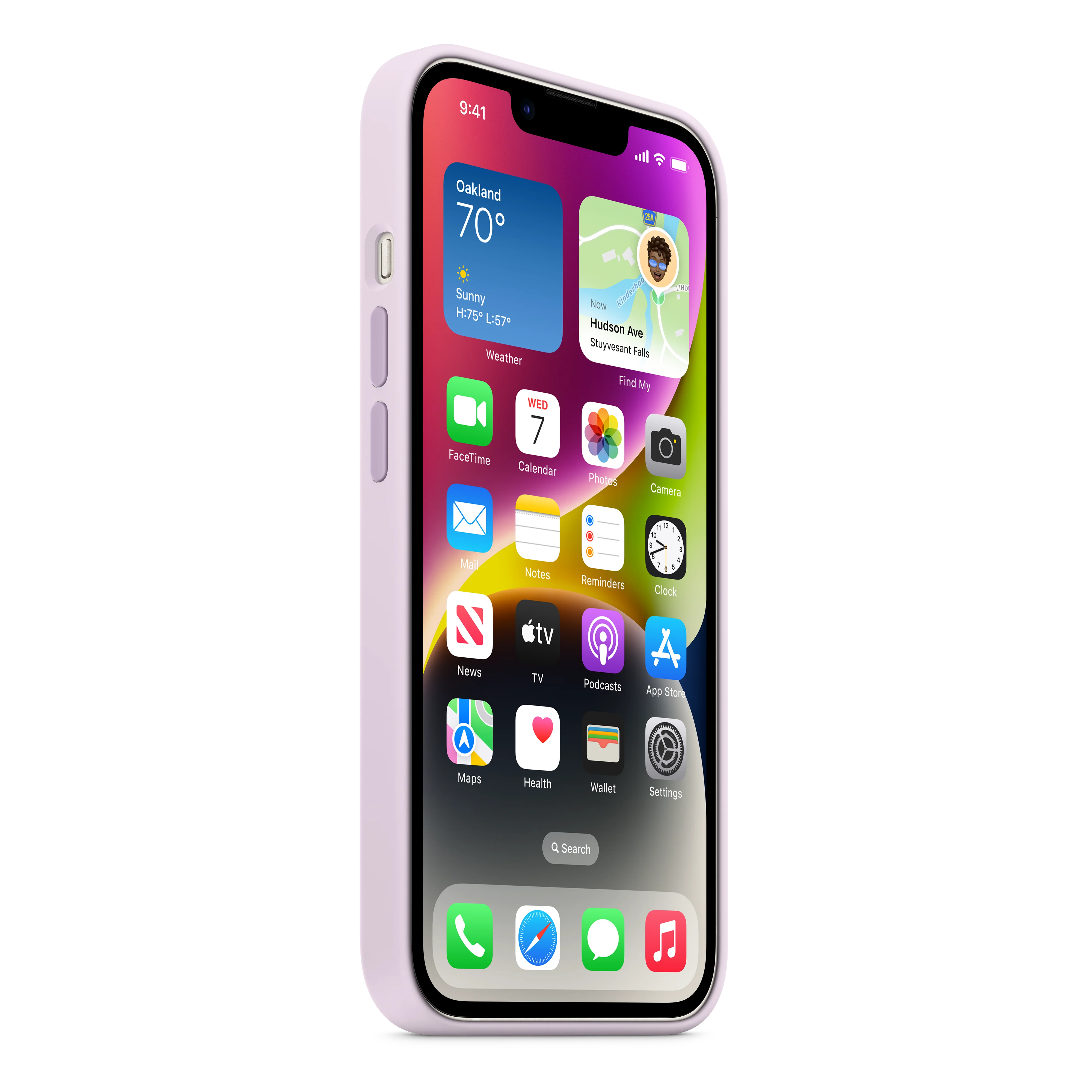 Funda de silicona con MagSafe para el iPhone 14 - Lila - Image 7