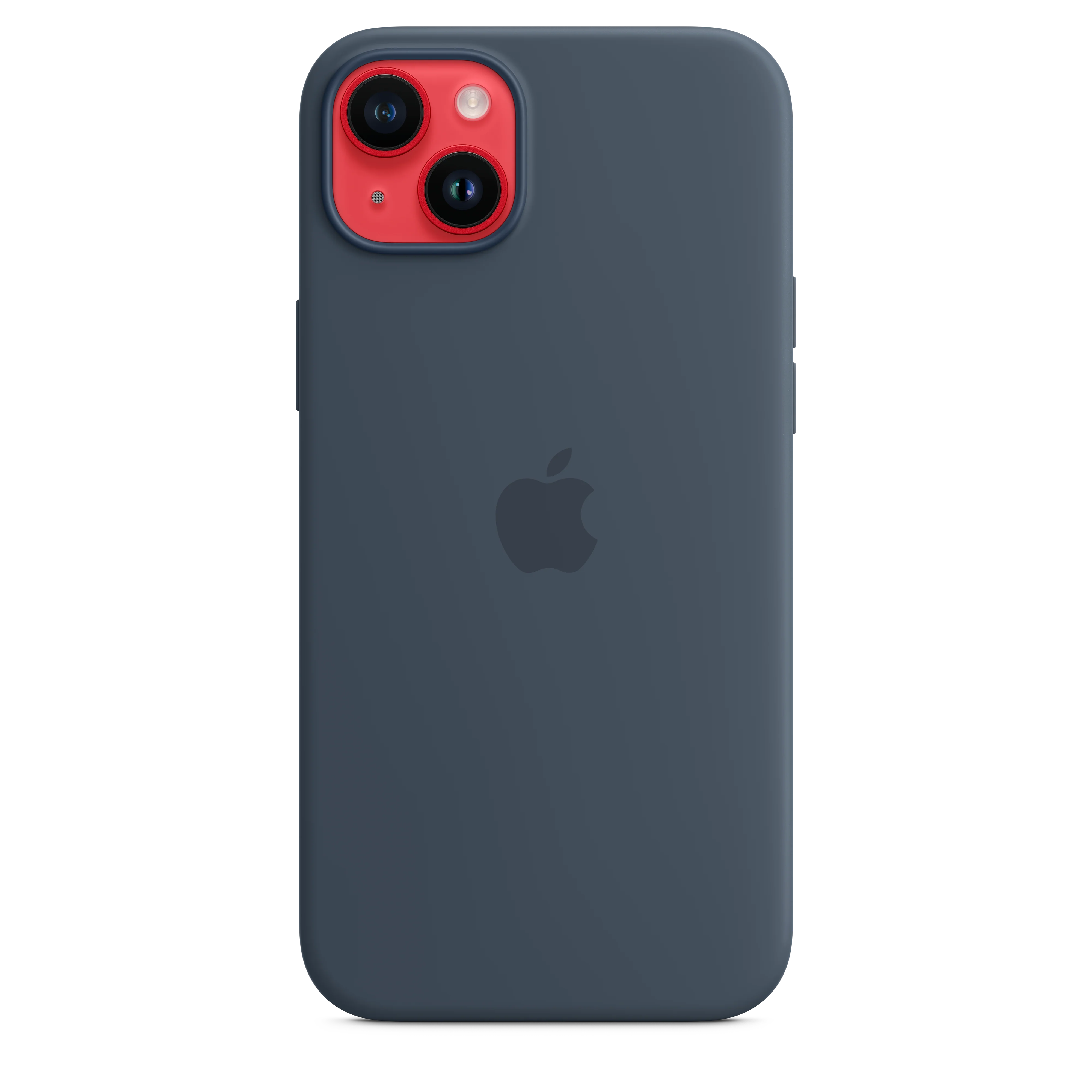 Funda de silicona con MagSafe para el iPhone 14 Plus - Azul tempestad - Image 5