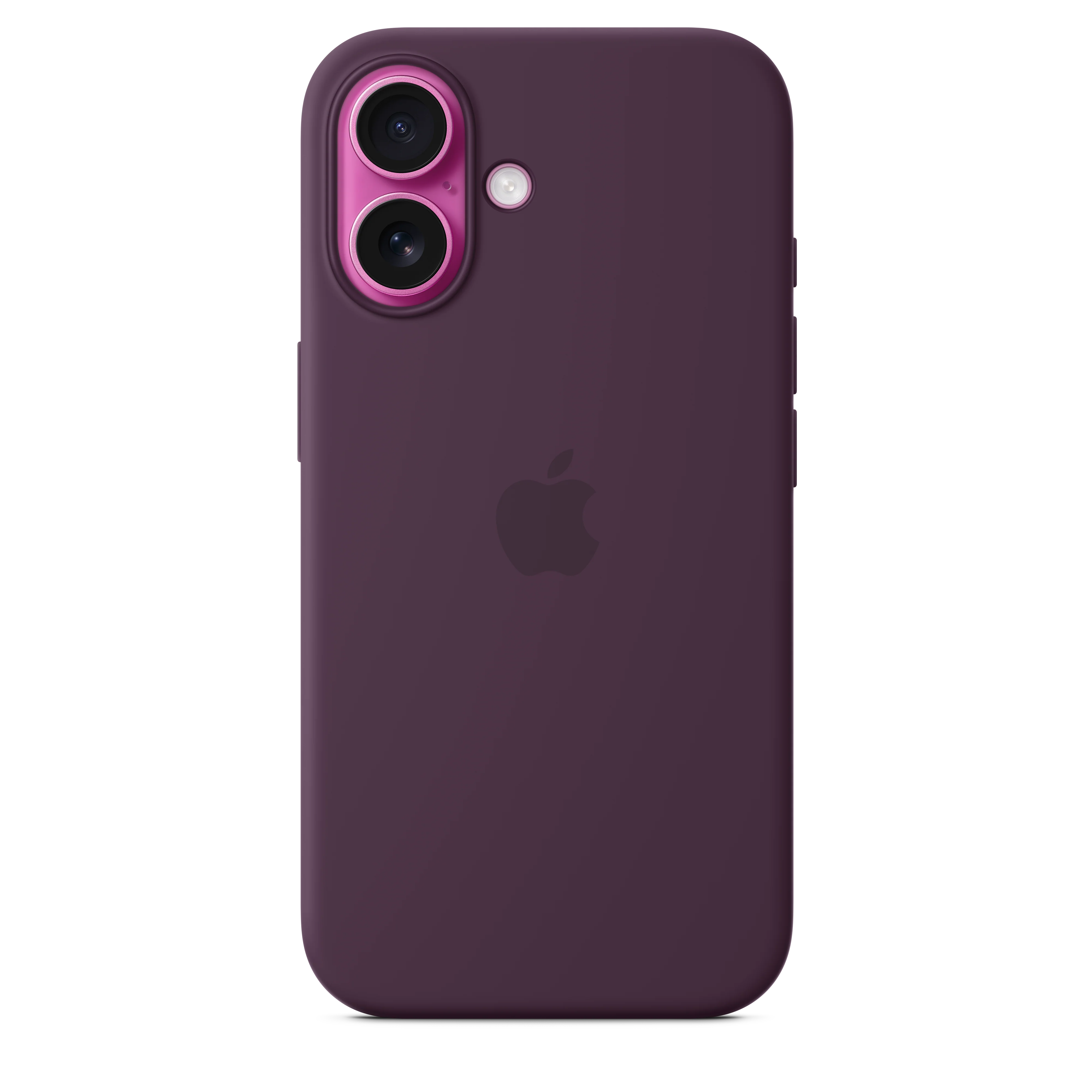 Funda de silicón con MagSafe para el iPhone 16 - Color ciruela - Image 3