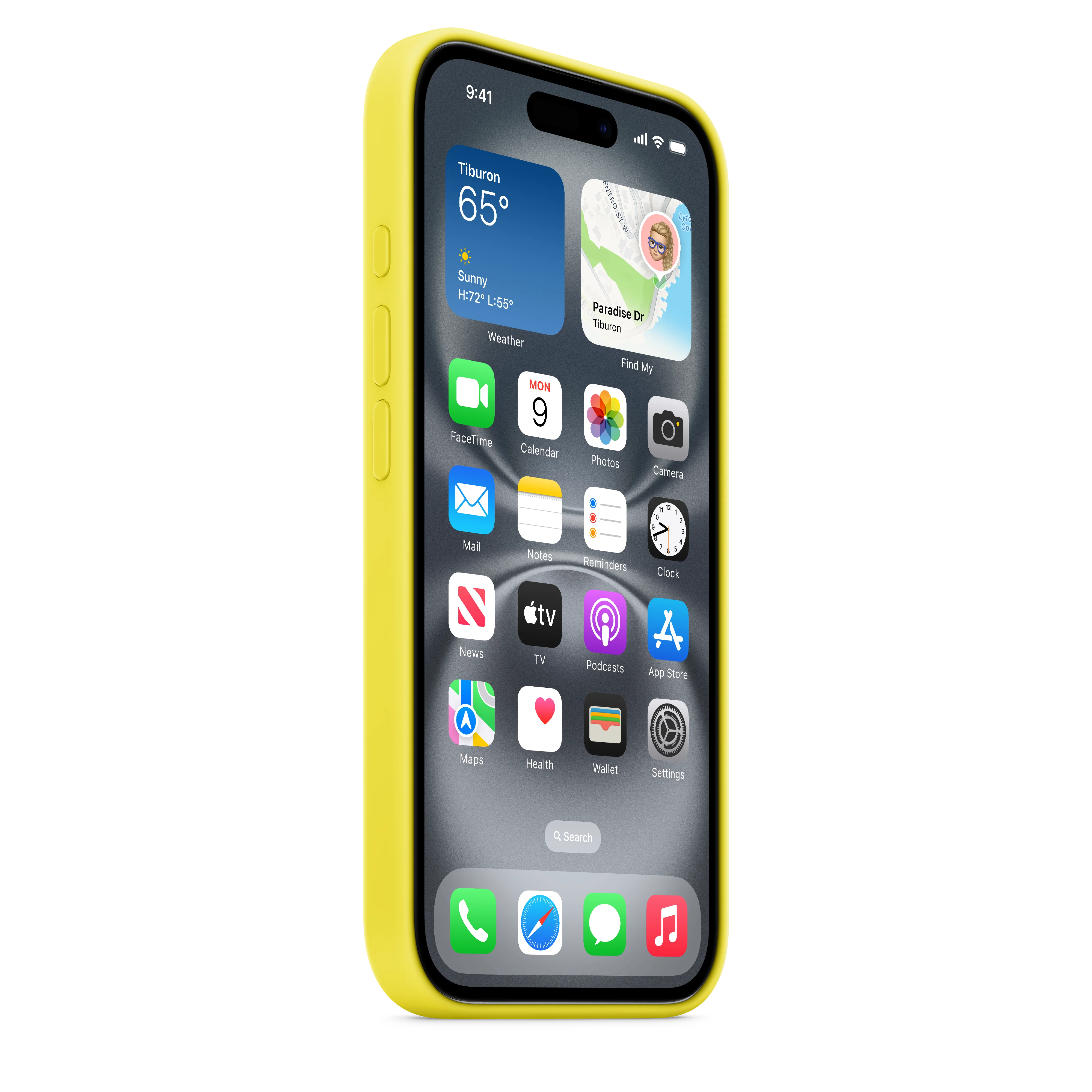 Funda de silicón con MagSafe para el iPhone 16 - Amarillo carambola - Image 5
