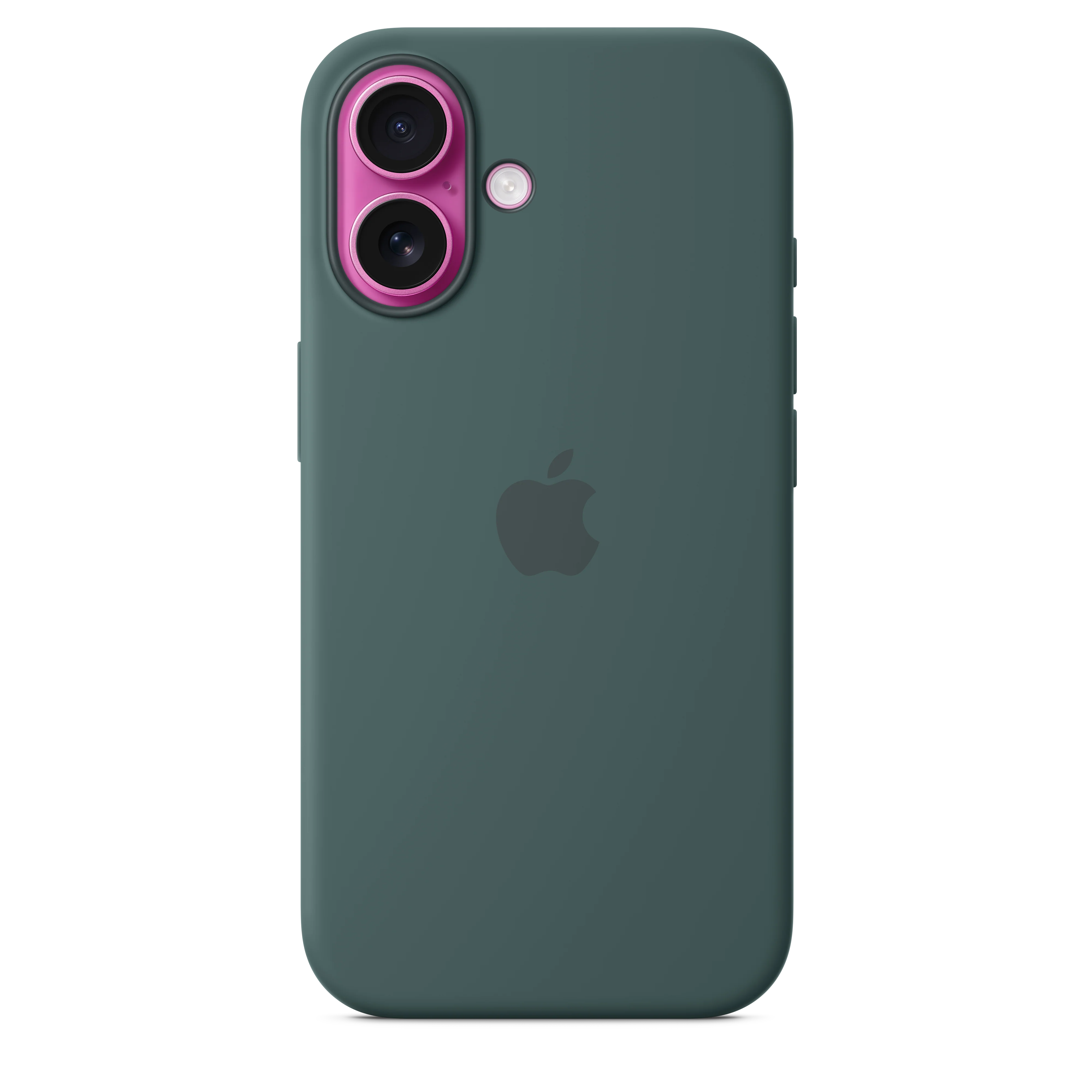Funda de silicón con MagSafe para el iPhone 16 - Verde lago - Image 3