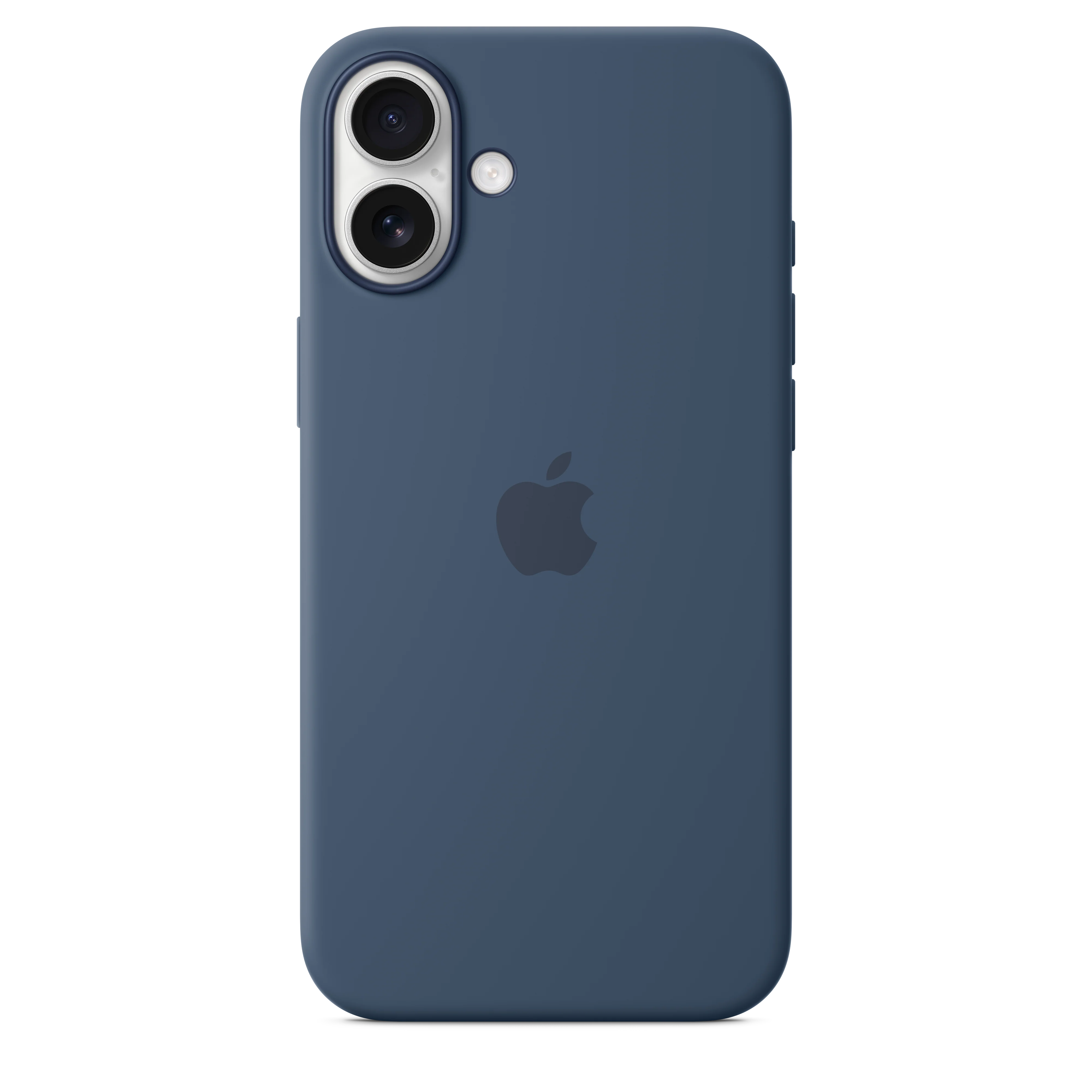 Funda de silicón con MagSafe para el iPhone 16 Plus - Azul denim - Image 4