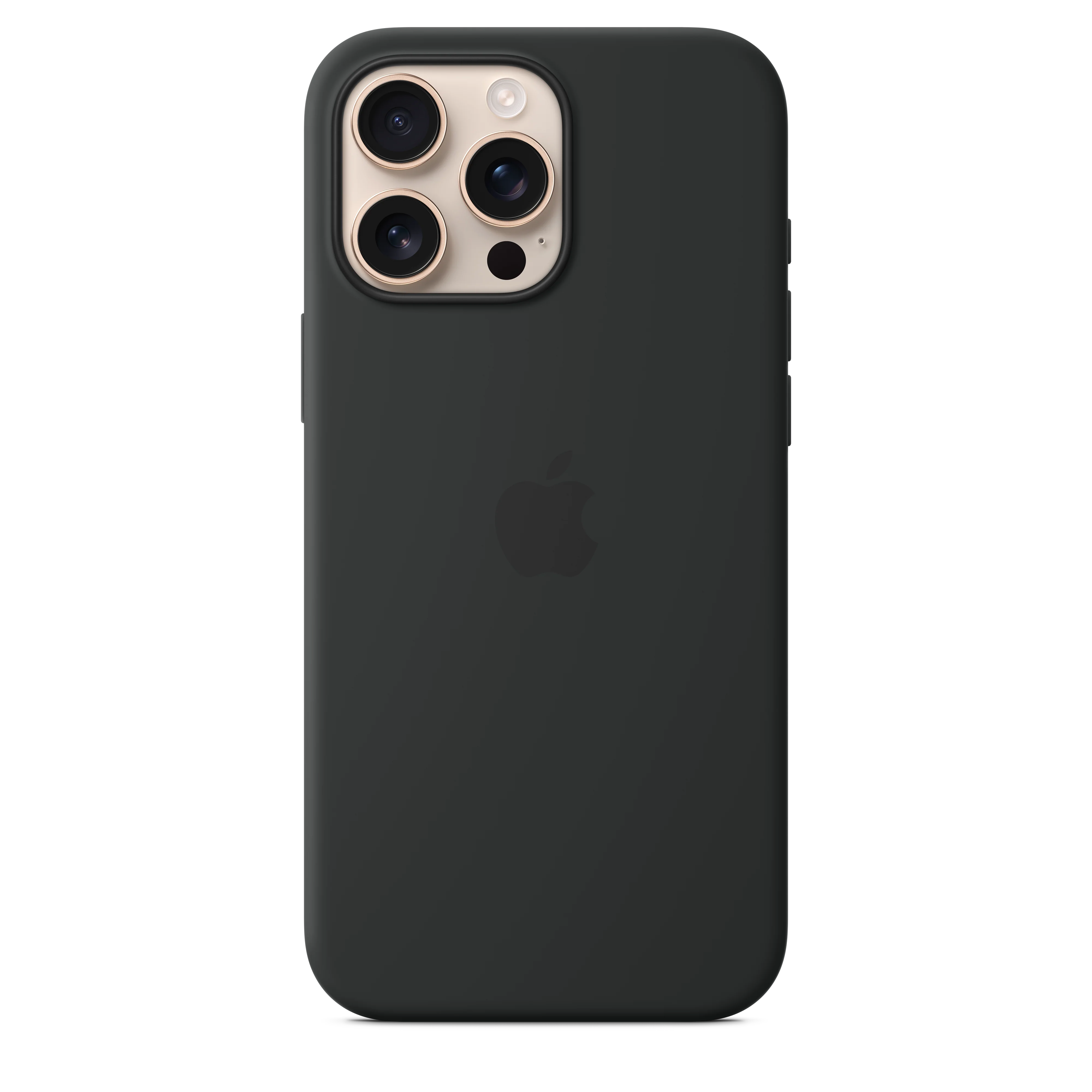 Funda de silicón con MagSafe para el iPhone 16 Pro Max - Negro