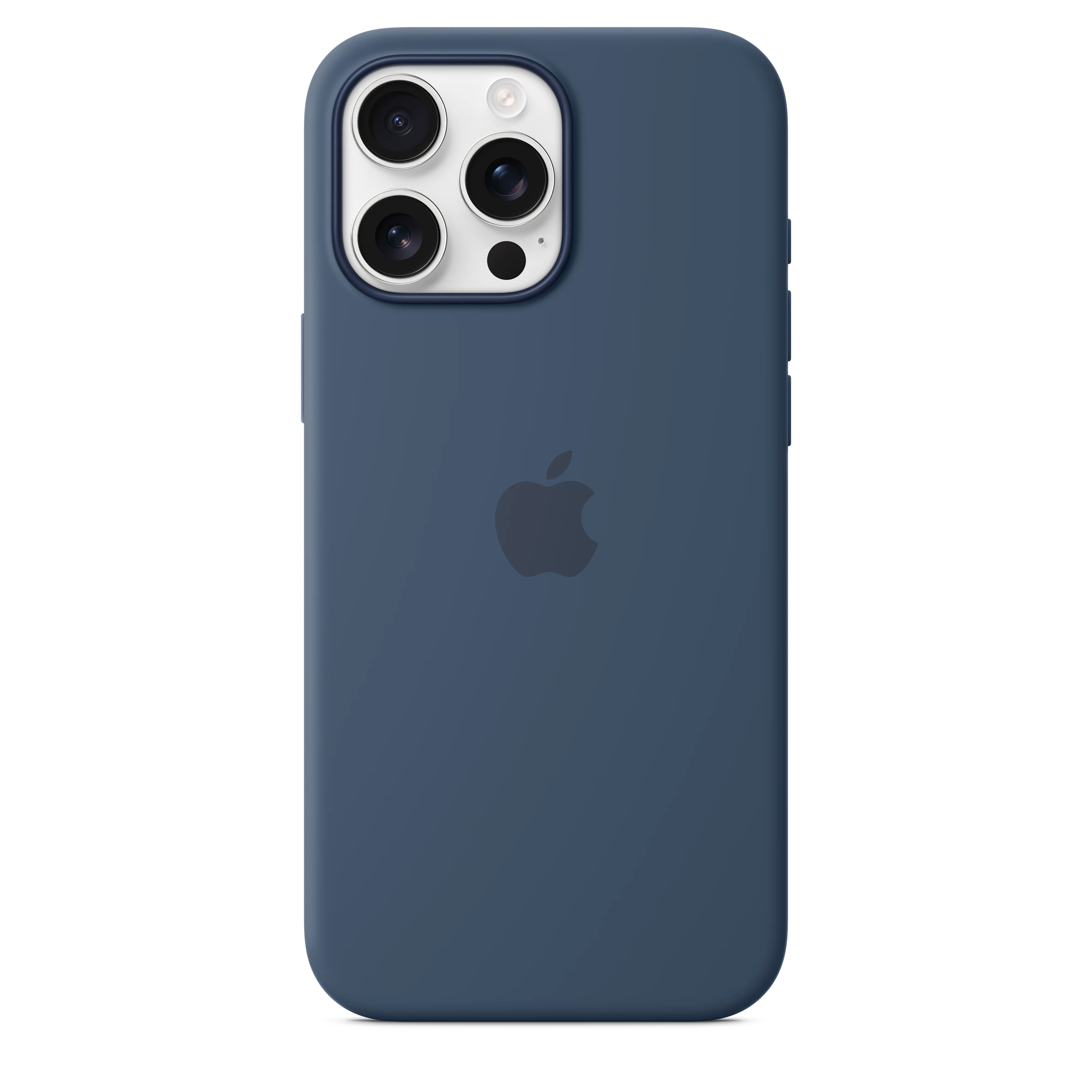 Funda de silicón con MagSafe para el iPhone 16 Pro Max - Azul denim - Image 3