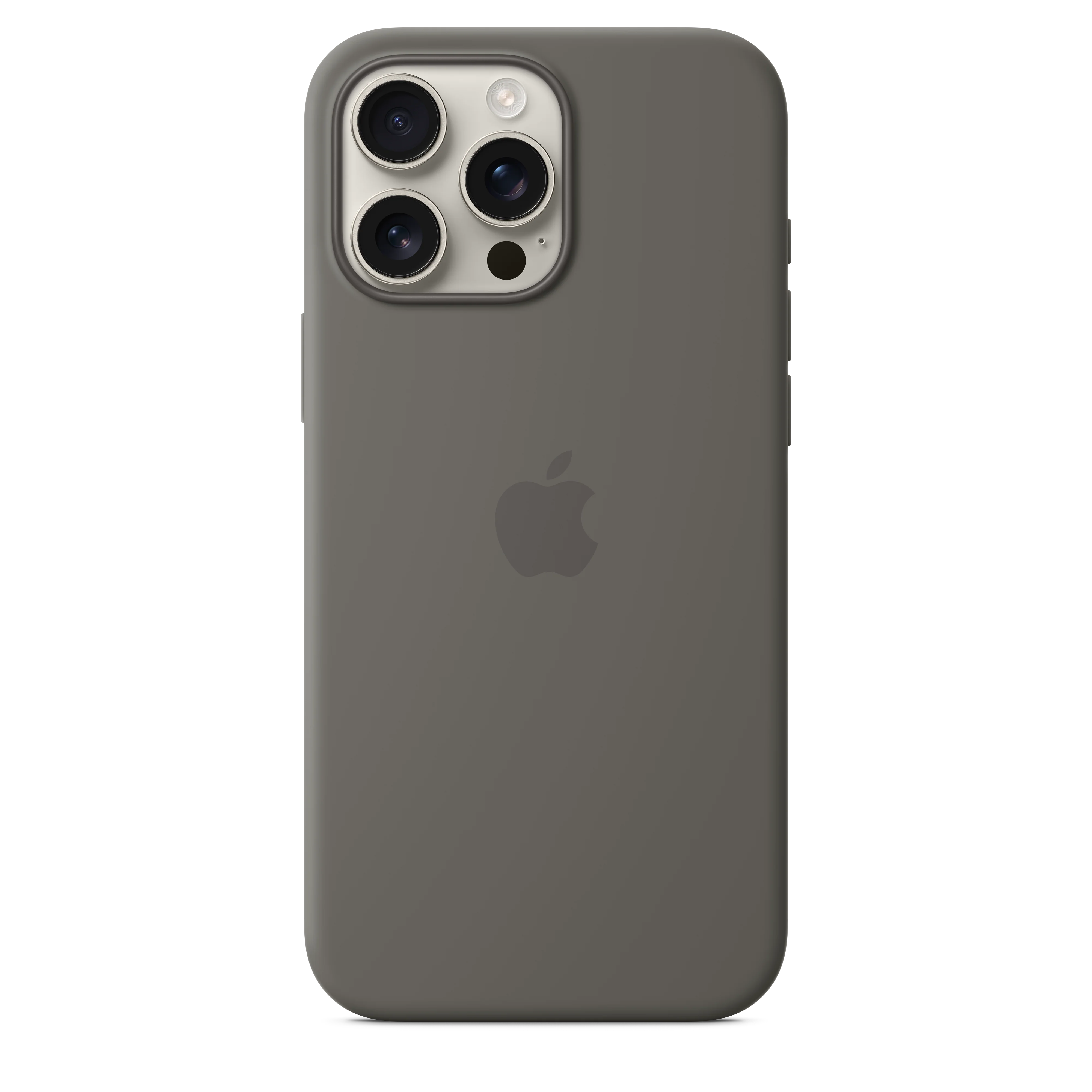 Funda de silicón con MagSafe para el iPhone 16 Pro Max - Gris piedra - Image 2