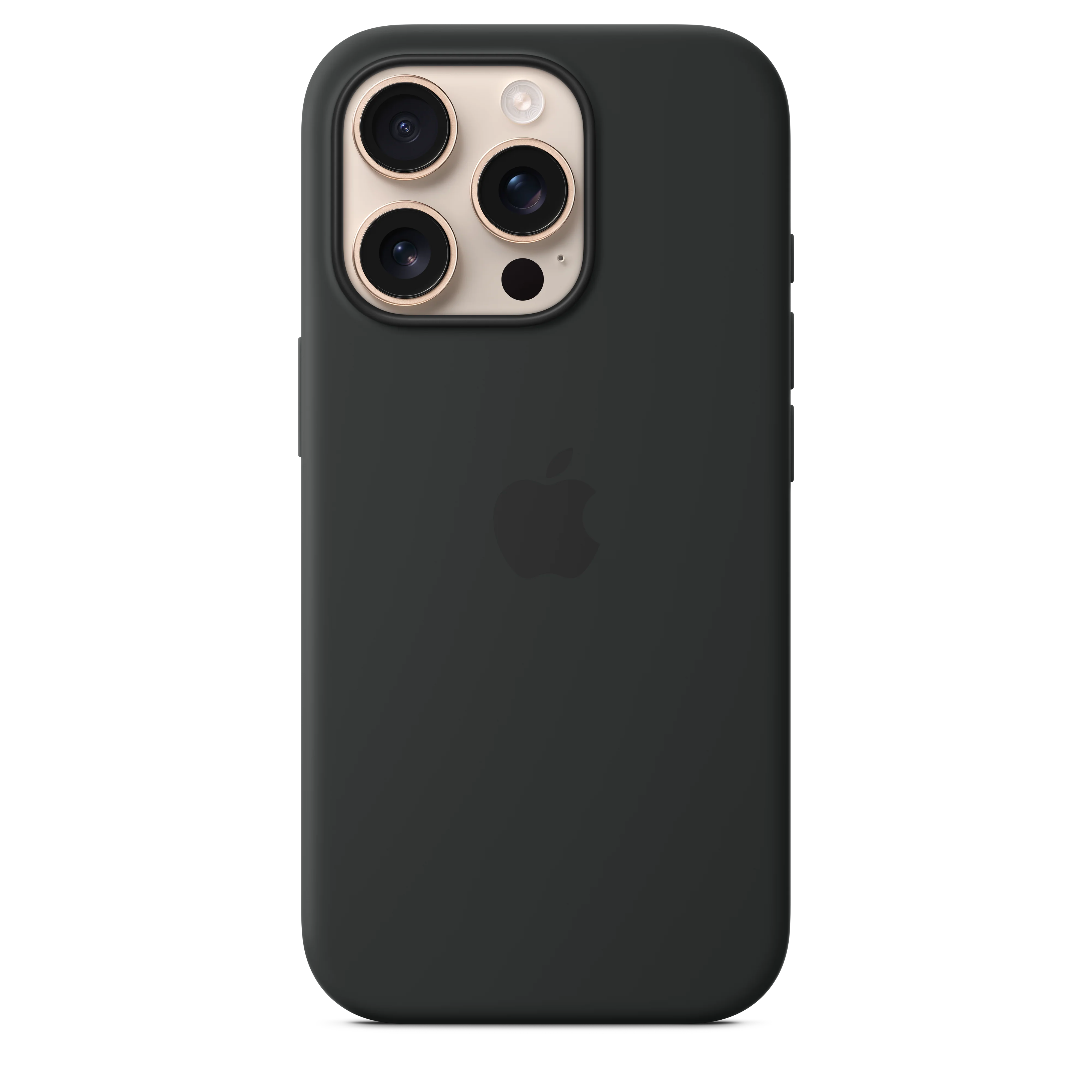 Funda de silicón con MagSafe para el iPhone 16 Pro - Negro