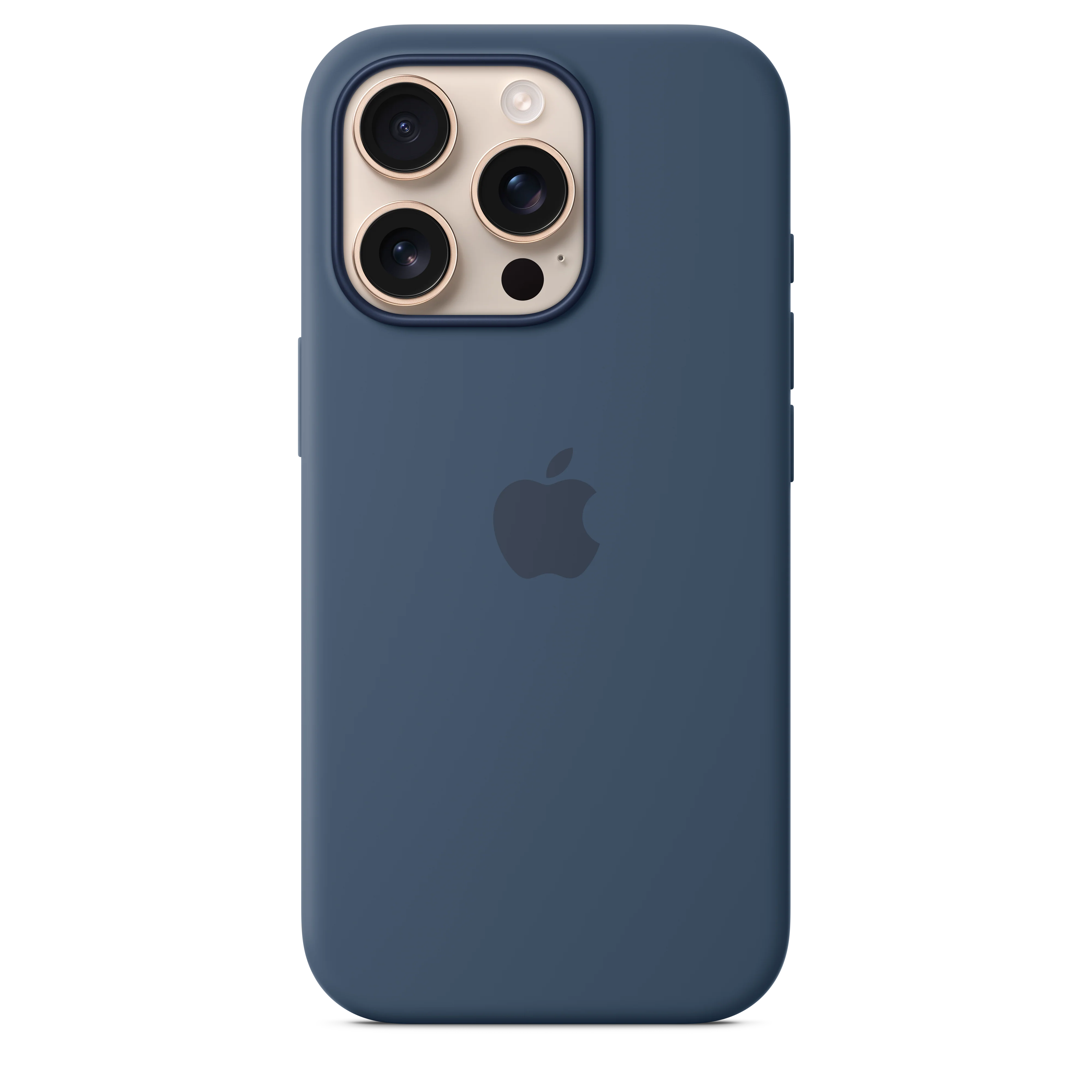 Funda de silicón con MagSafe para el iPhone 16 Pro - Azul denim