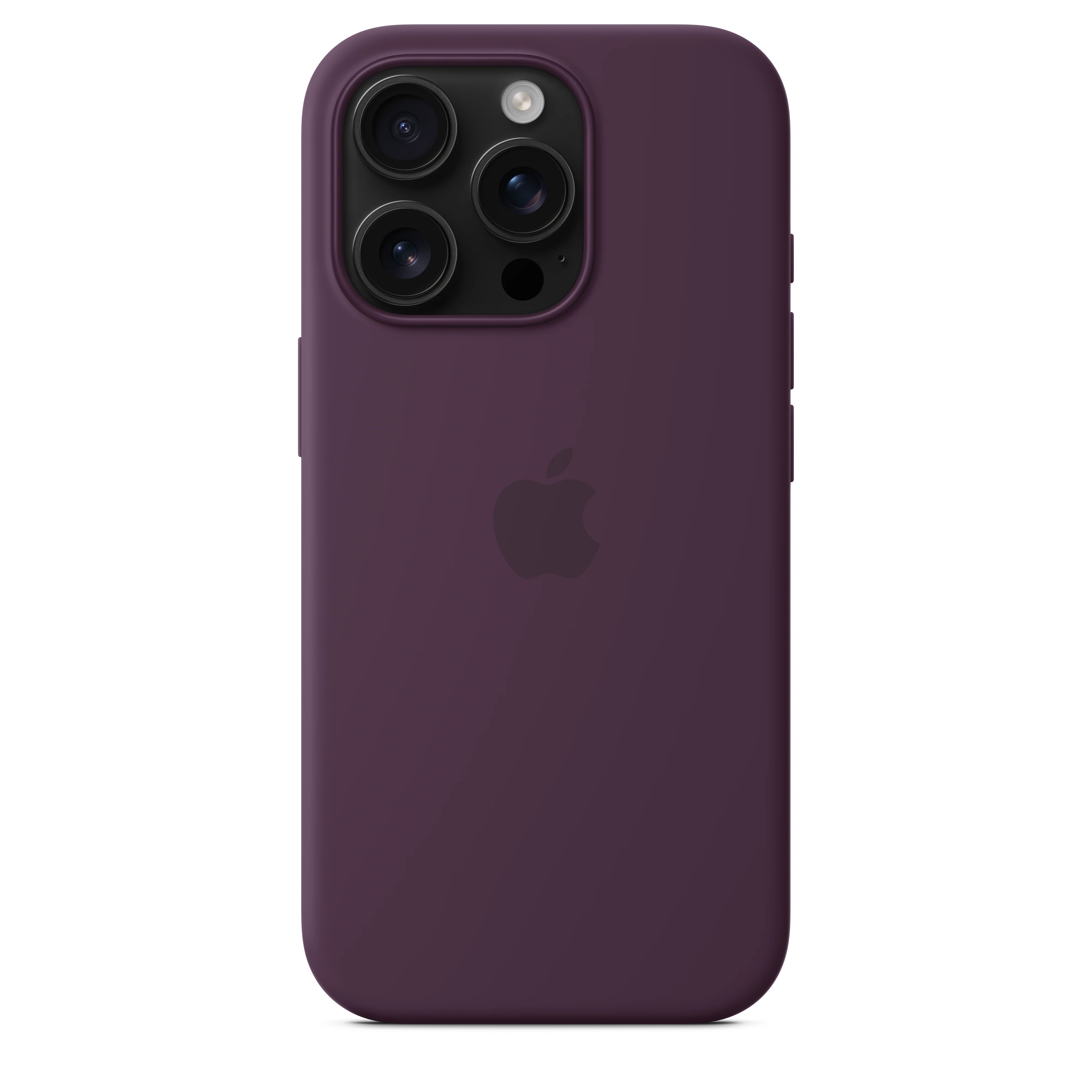 Funda de silicón con MagSafe para el iPhone 16 Pro - Color ciruela - Image 4