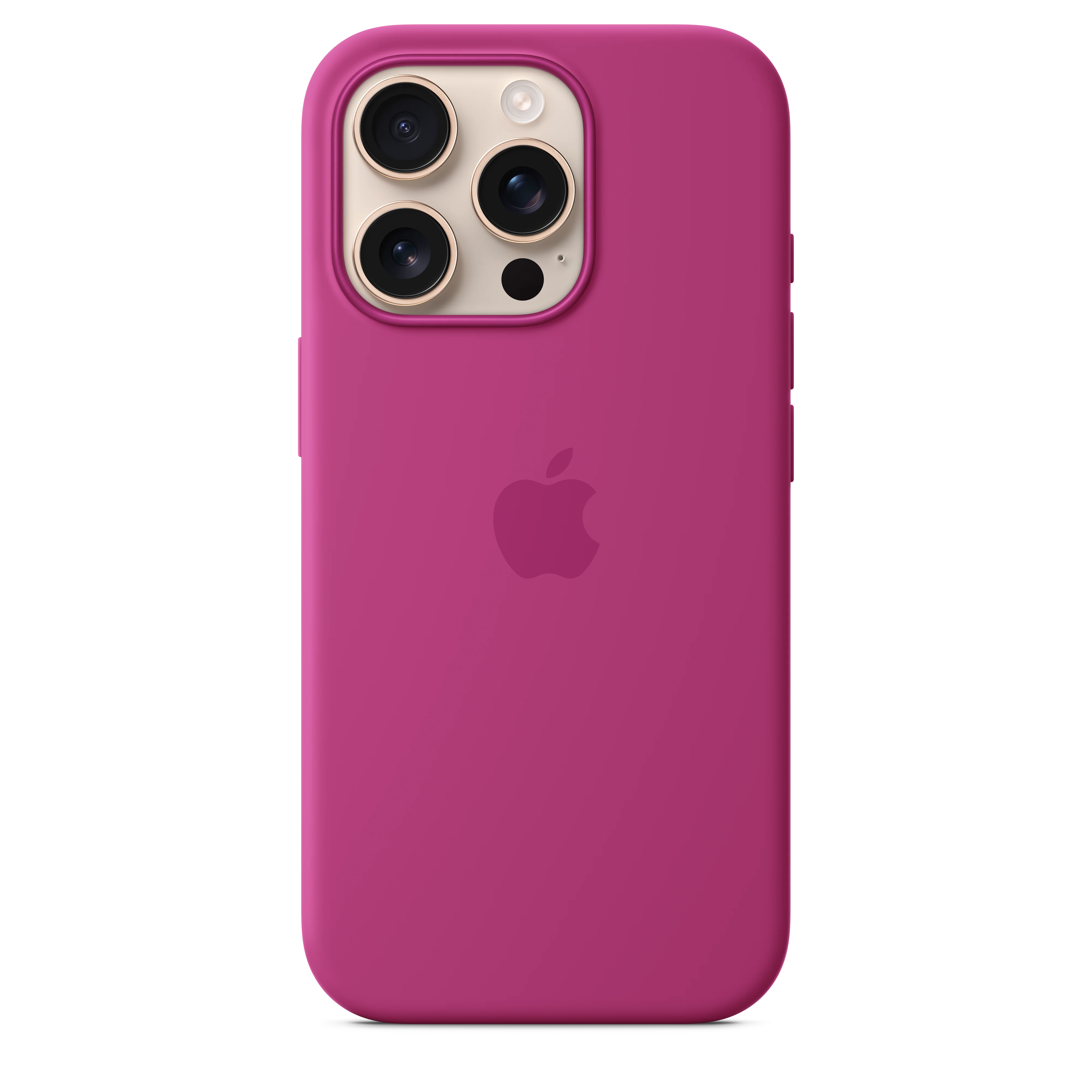 Funda de silicón con MagSafe para el iPhone 16 Pro - Fucsia