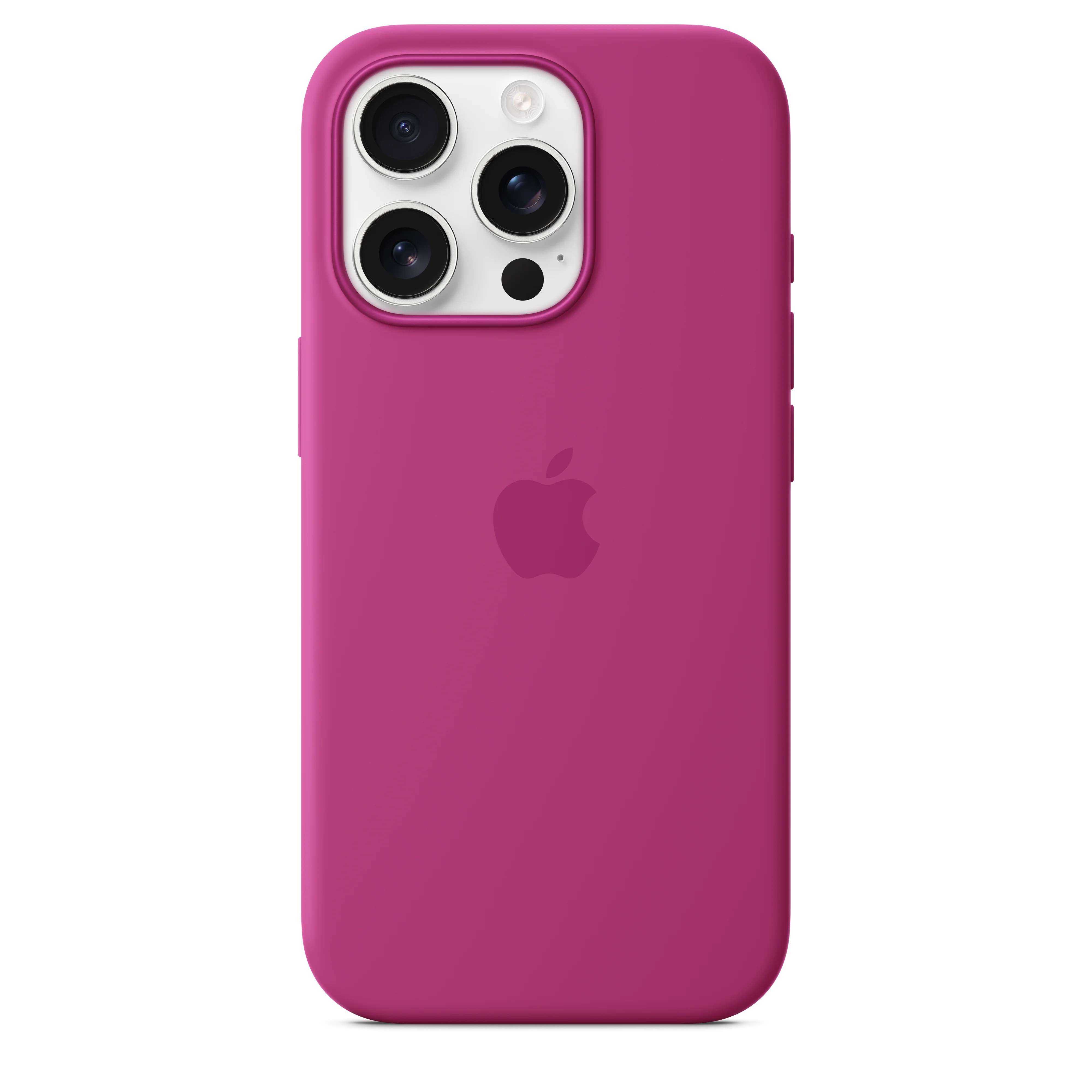 Funda de silicón con MagSafe para el iPhone 16 Pro - Fucsia - Image 3