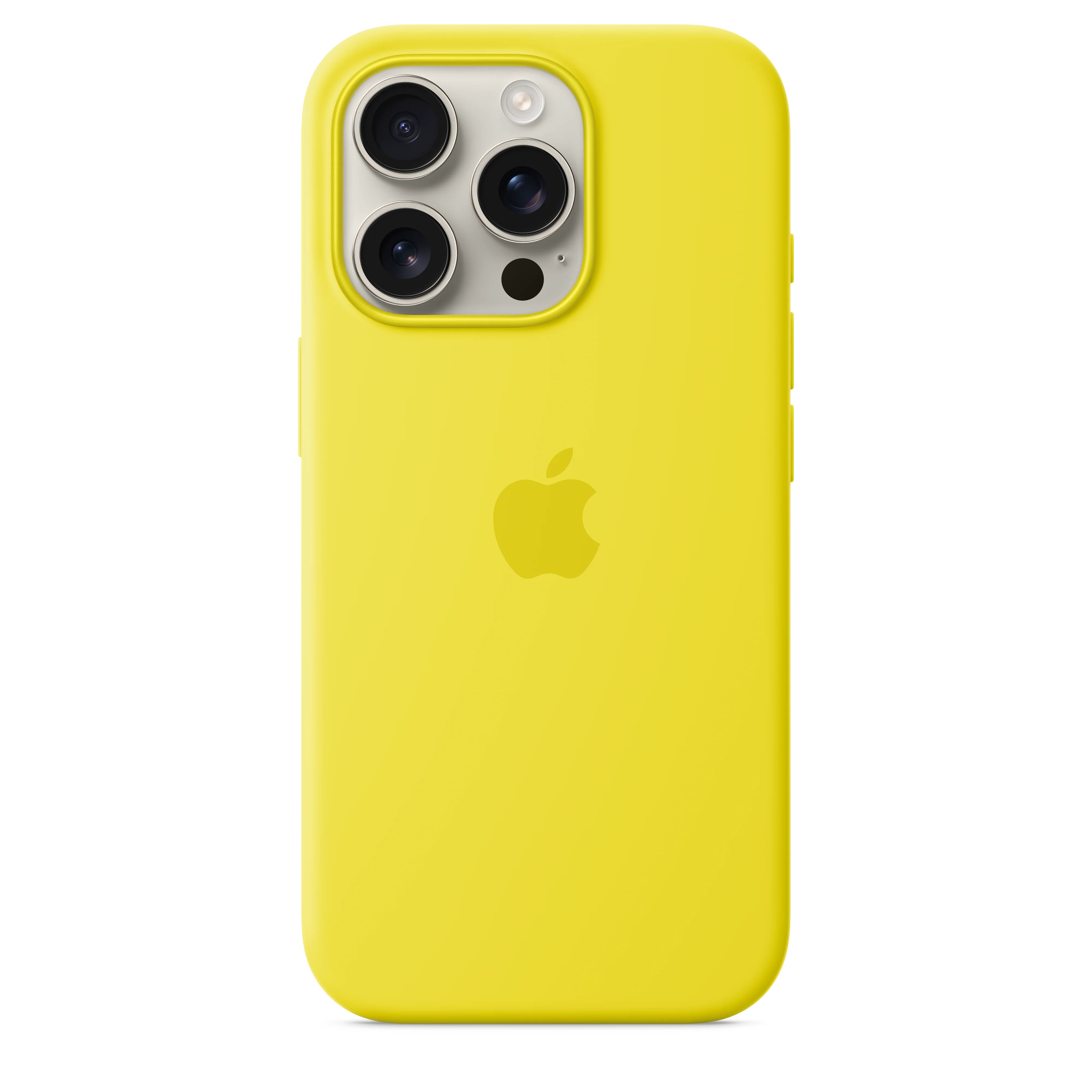 Funda de silicón con MagSafe para el iPhone 16 Pro - Amarillo carambola - Image 2