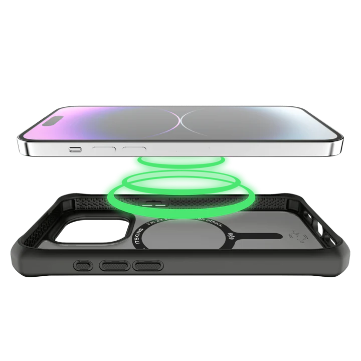 ITSKINS FUNDA HYBRID R FROST MAGSAFE IPHONE 15 PRO MAX NEGRO - Image 5