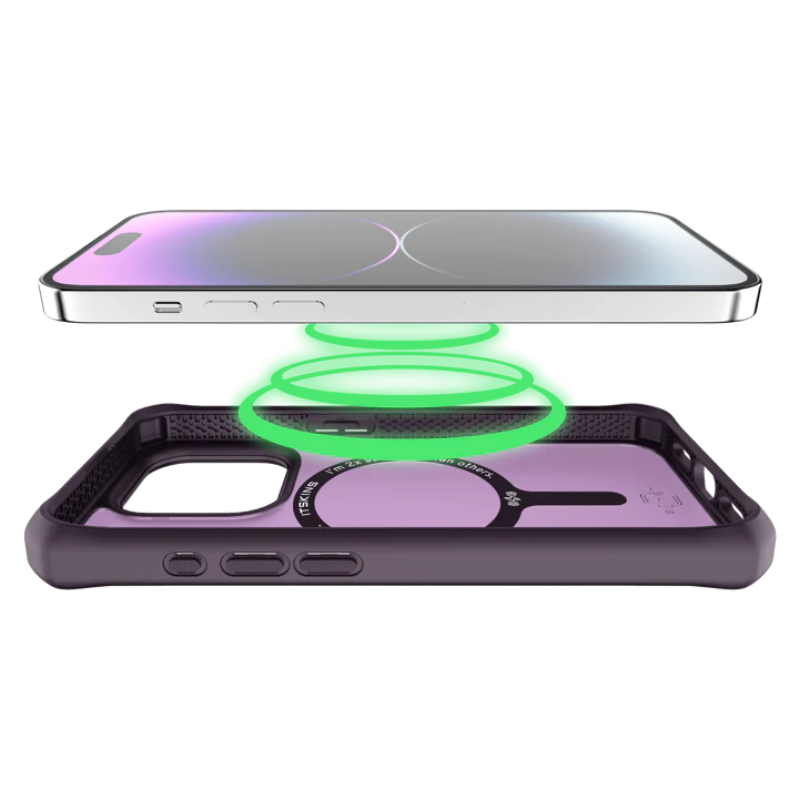 ITSKINS FUNDA HYBRID R FROST MAGSAFE IPHONE 15 PRO MAX MORADO - Image 4