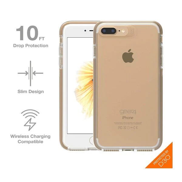 Funda GEAR4 para iPhone 8 Plus - Negro
