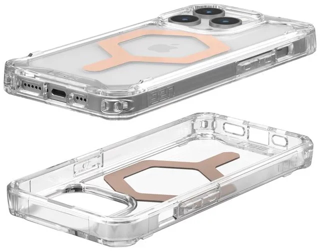 UAG FUNDA PLYO MAGSAFE IPHONE 15 PRO MAX TRANSPARENTE/ORO ROSA - Image 4