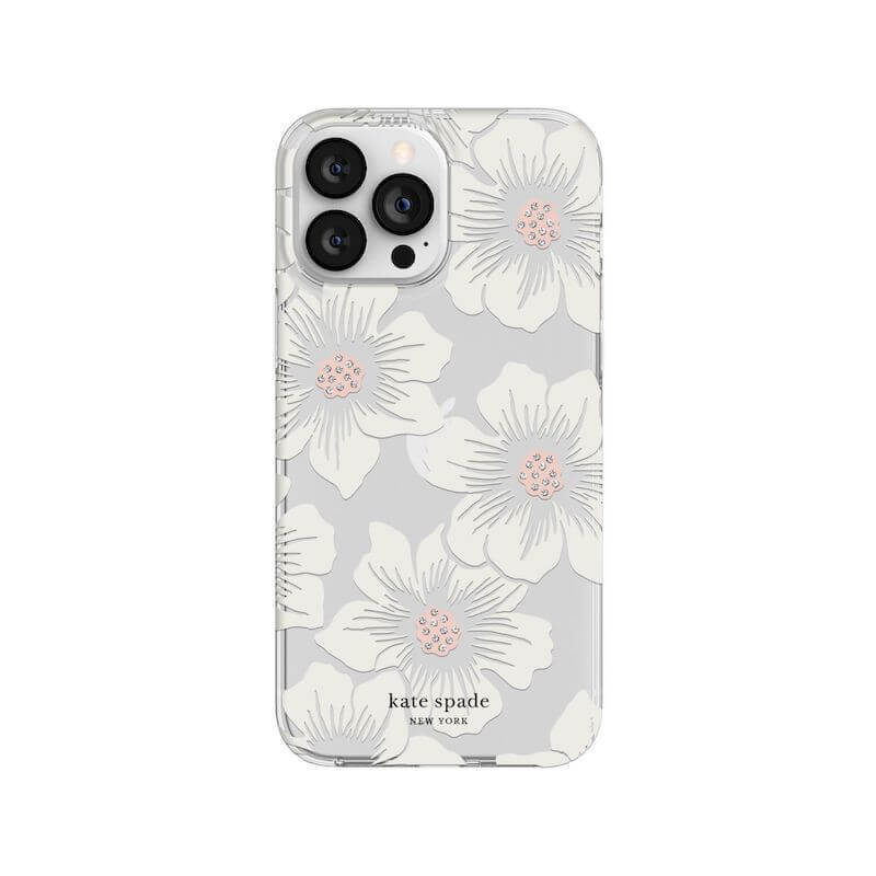 Case Kate Spade NY Para iPhone 13 Pro Max- Hollyhock Floral/Clear - Image 2