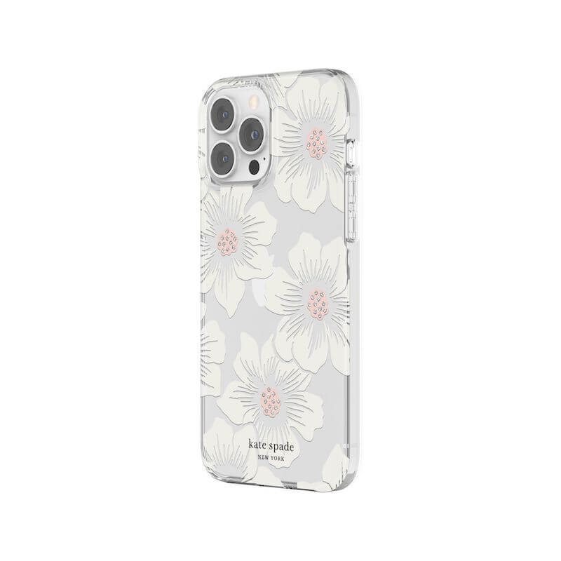 Case Kate Spade NY Para iPhone 13 Pro Max- Hollyhock Floral/Clear - Image 3