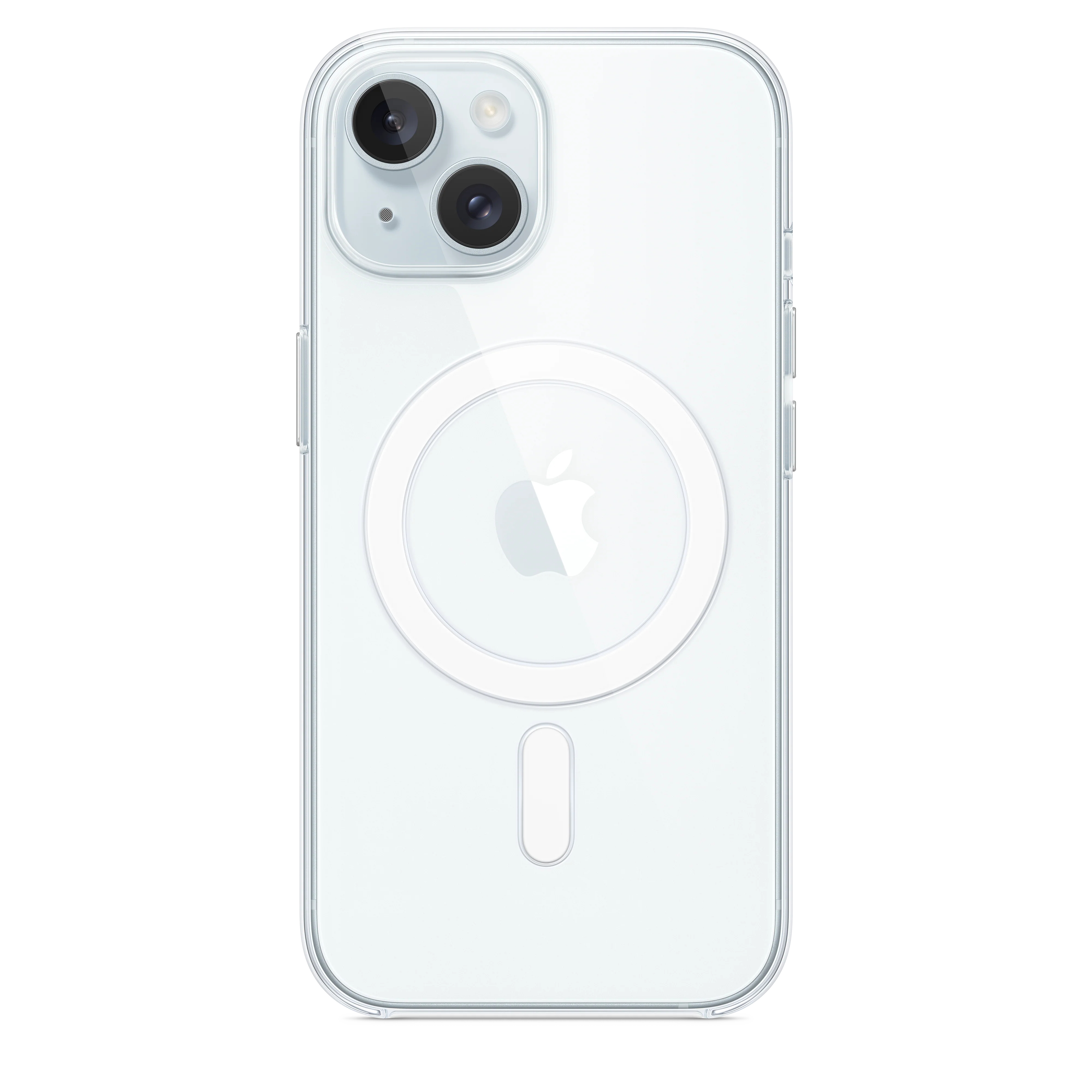 Funda transparente con MagSafe para el iPhone 15