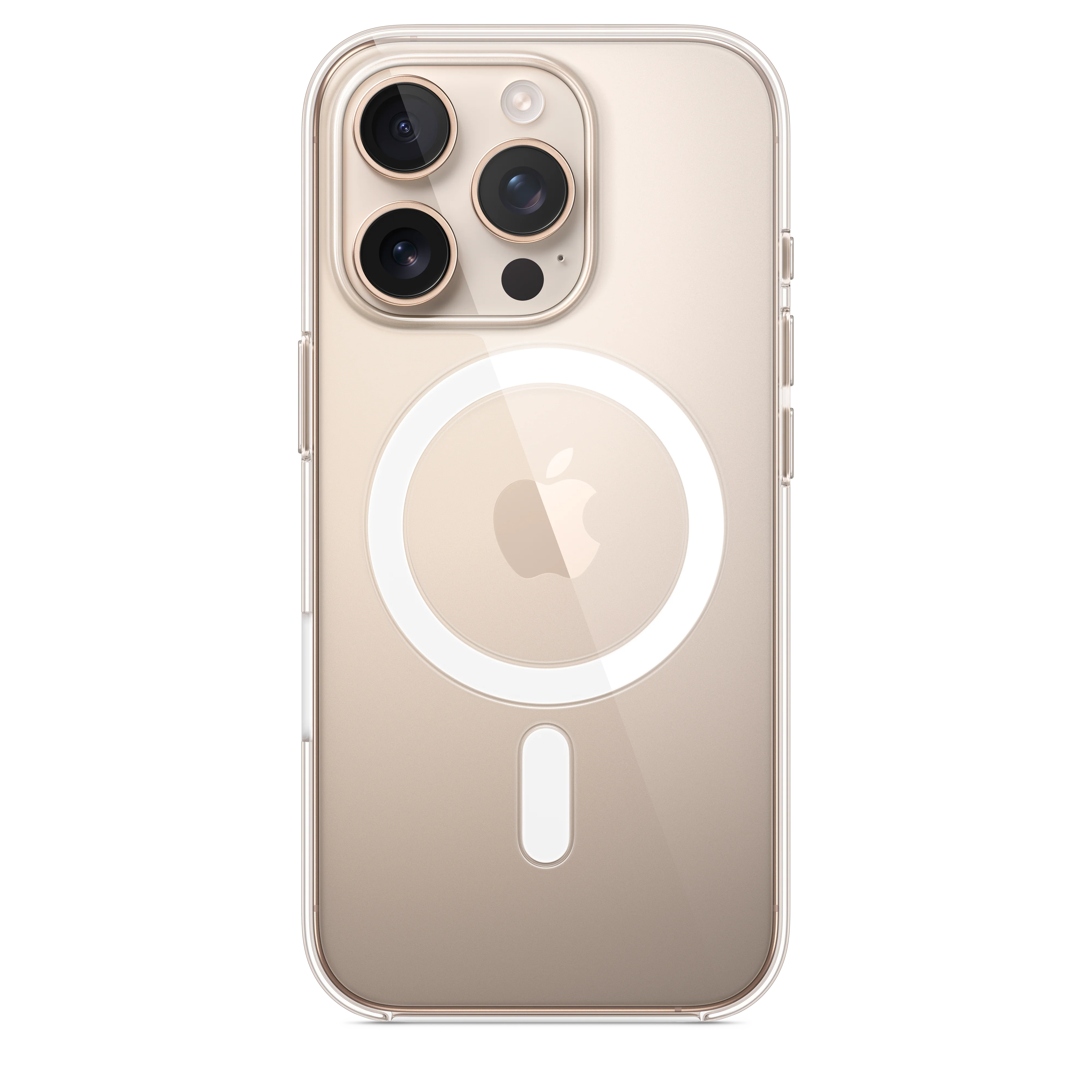 Funda transparente con MagSafe para el iPhone 16 Pro