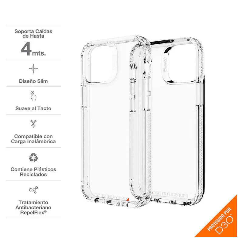 GEAR4 CASE CRYSTAL PALACE FOR IPHONE 13 MINI - CLEAR - Image 3