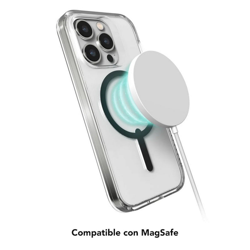 Case GEAR4 MILAN SNAP Para iPhone 14 Pro - Azul/Transparente - Image 3