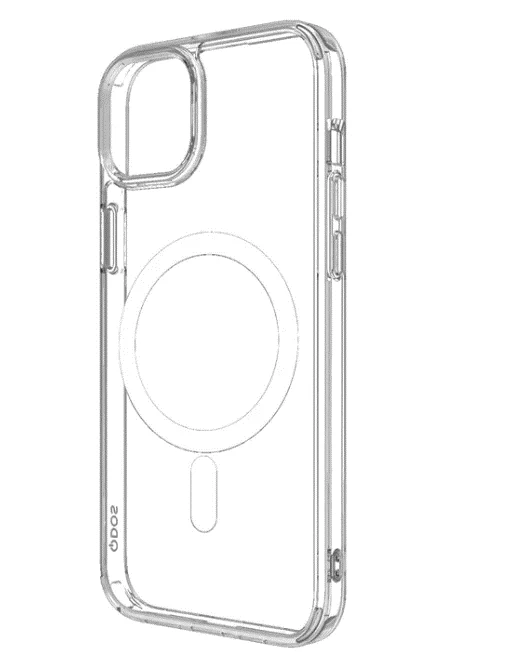 Case Qdos Hybrid Force con Snap (MagSafe) Para iPhone 15 - Transparente - Image 2
