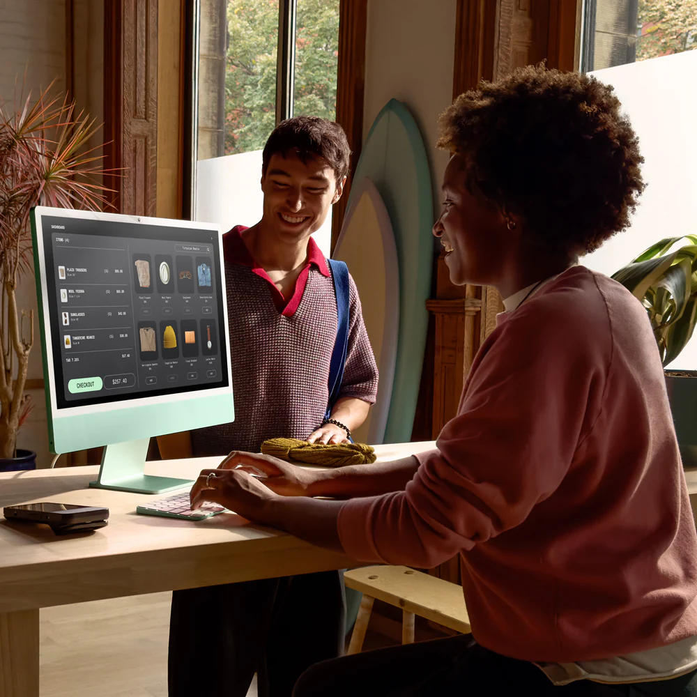 iMac con pantalla Retina 4,5K de 24 pulgadas: Chip M4 de Apple con CPU de 8 núcleos y GPU de 8 núcleos, 256 GB SSD - Verde - Image 8