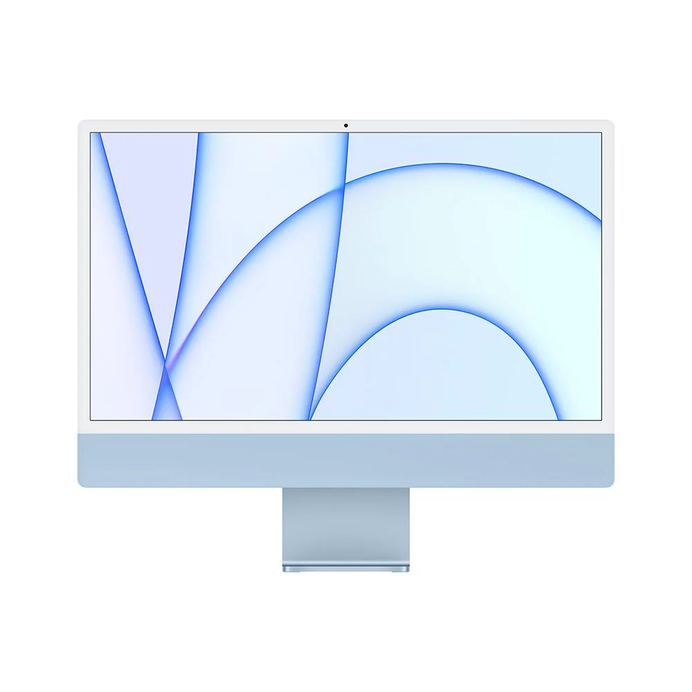 iMac con pantalla Retina 4,5K de 24 pulgadas: Chip M1 de Apple con CPU de ocho núcleos y GPU de ocho núcleos, 256 GB SSD - Plata